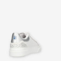 Lumberjack Gaia Sneakers da donna bianche e argento con strass