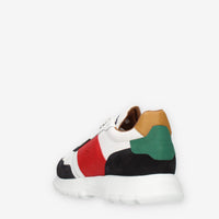 La Martina Sneakers da uomo blu bianche rosse e versi