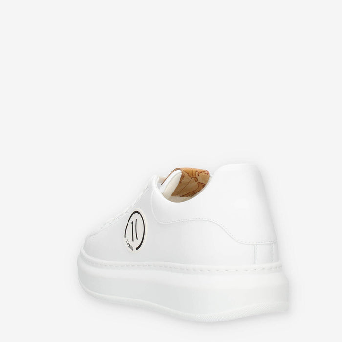 Alviero Martini Prima Classe Sneakers bianche e Geo Classic da uomo con logo
