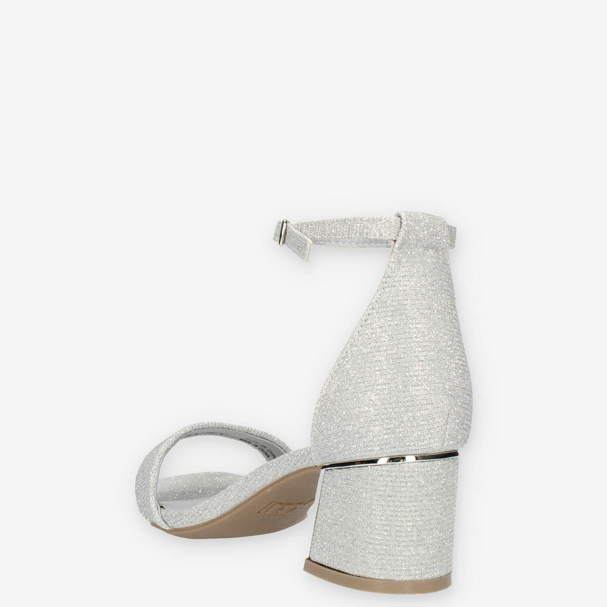 Xti Tentations Sandali argento glitterati con tacco