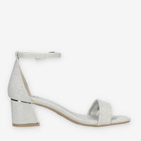 Xti Tentations Sandali argento glitterati con tacco