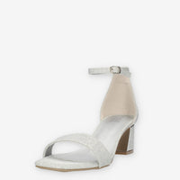 Xti Tentations Sandali argento glitterati con tacco