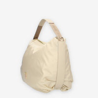 Alviero Martini Prima Classe Borsa a spalla in tessuto beige con tracolla