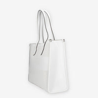 Guess Katey Borsa Shopping bianca traforata con pochette interna
