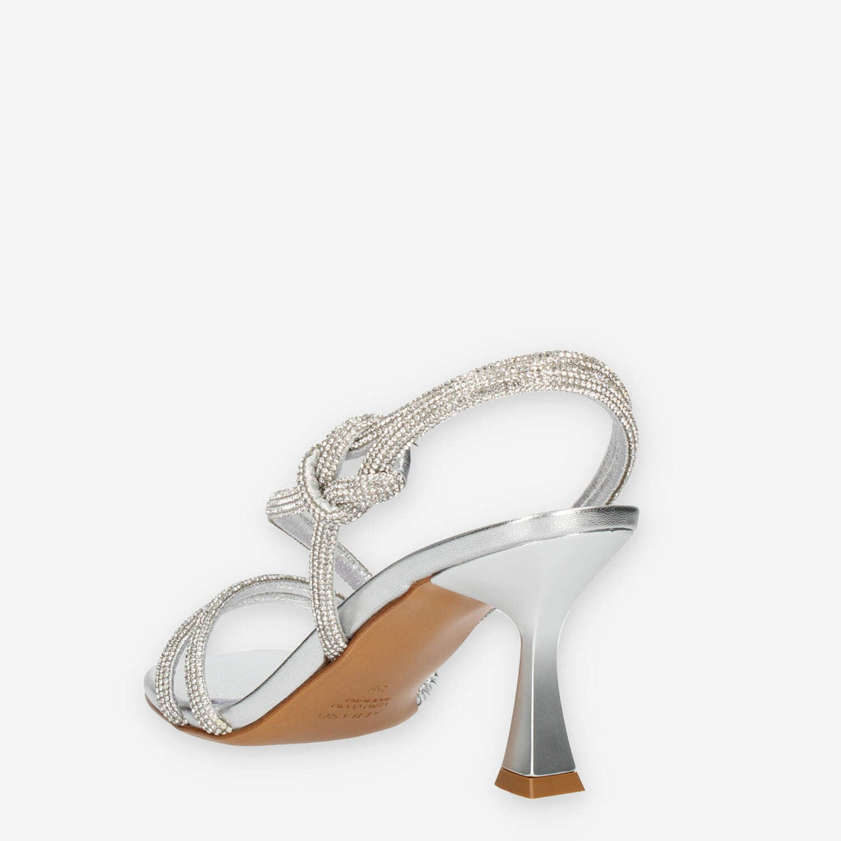 Albano Sandali argento con strass