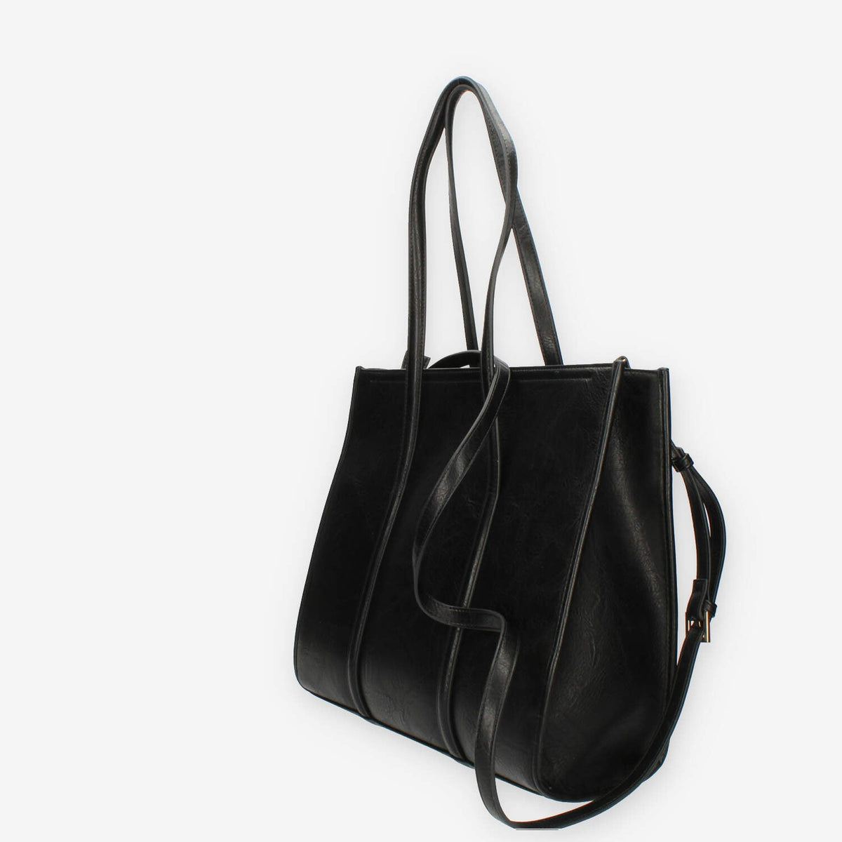 John Richmond Kuzon Borsa shopping nera e oro con charm