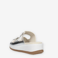 Clia Walk Relax 4 Ciabatte bianche e argento da donna