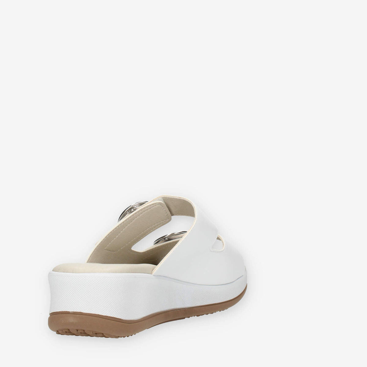 Clia Walk Relax 4 Ciabatte bianche e argento da donna