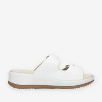 Clia Walk Relax 4 Ciabatte bianche e argento da donna