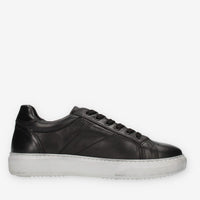 Nero Giardini Sneakers nere da uomo con fondo grigio