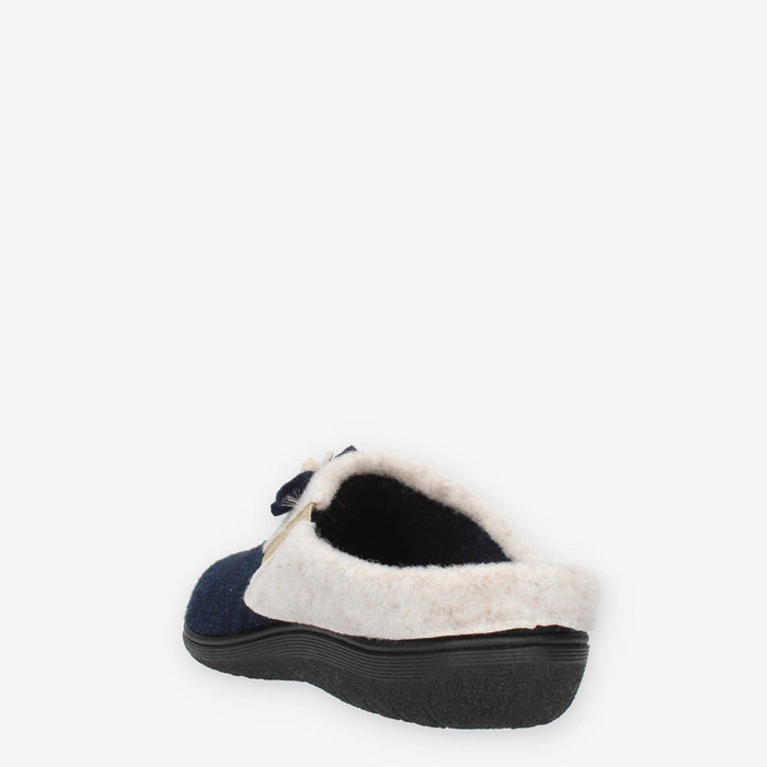 Clia Walk Fly Ciabatte da donna profumate blu e panna