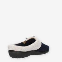 Clia Walk Fly Ciabatte da donna profumate blu e panna