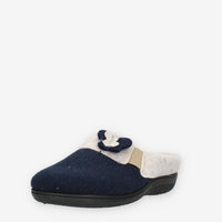Clia Walk Fly Ciabatte da donna profumate blu e panna