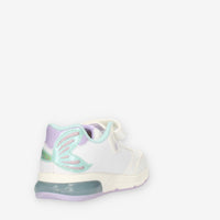 Geox Spaceclub Girl Sneakers da bimba bianche fantasia Ariel con luci