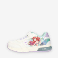 Geox Spaceclub Girl Sneakers da bimba bianche fantasia Ariel con luci