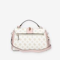Guess TIberia Borsa a tracolla logata bianca e rosa