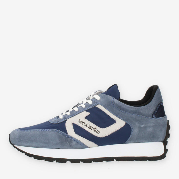 Nero Giardini Sneakers blu e grigie da uomo