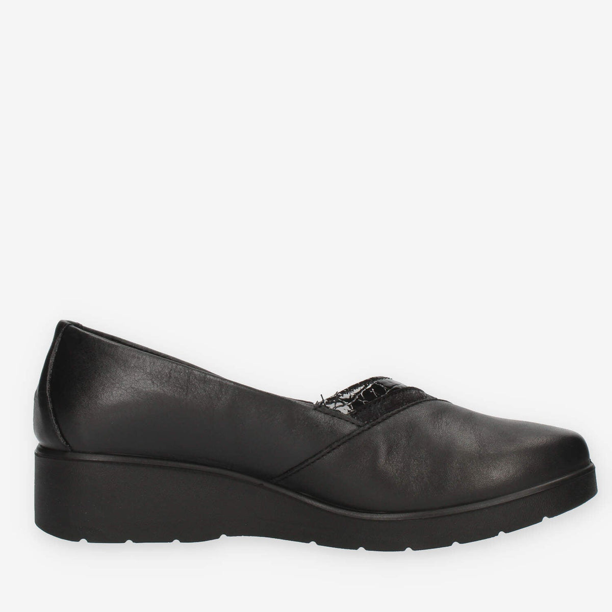 Enval Soft Slip on da donna nere con elastico