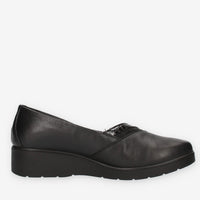 Enval Soft Slip on da donna nere con elastico