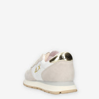 Sun68 Ally Gold Silver Sneakers da donna bianche beige e oro