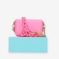 Chiara Ferragni Eyelike Borsa piccola a tracolla rosa