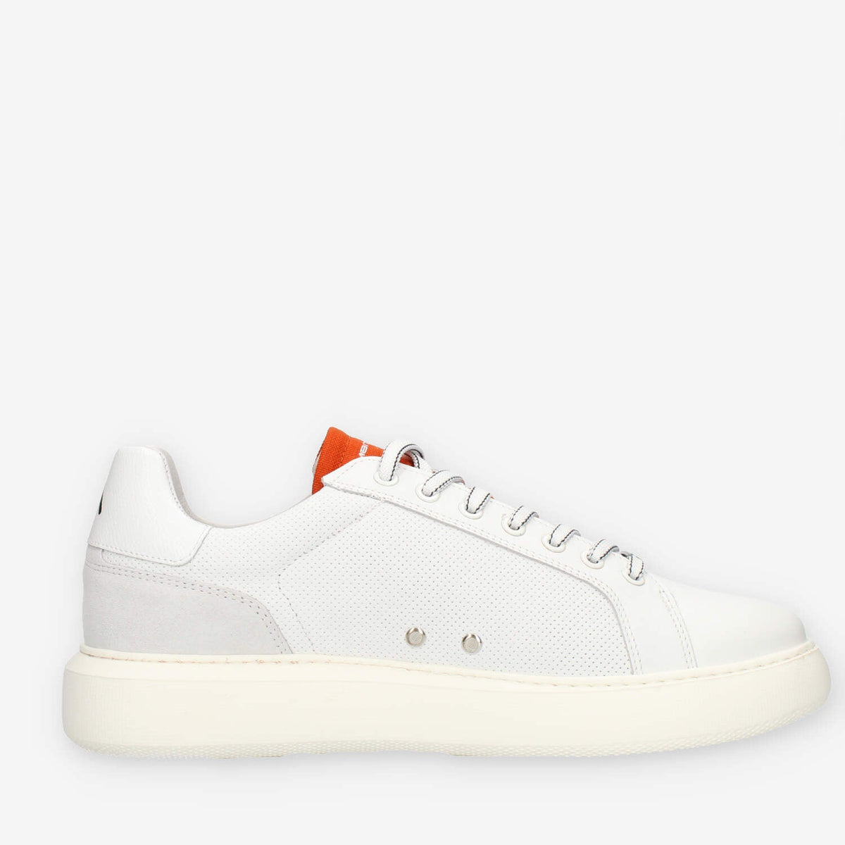 Ambitious Sneakers da uomo bianche blu e rosse