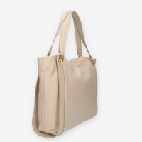 Nero Giardini Borsa modello shopping in pelle beige