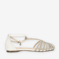 Gardini Spirit Sandali da donna bianchi e argento glitterati