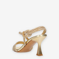Albano Sandali platino con strass