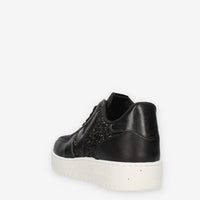Victoria Sneakers nere glitterate da donna