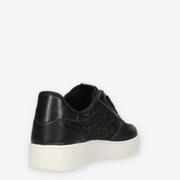 Victoria Sneakers nere glitterate da donna