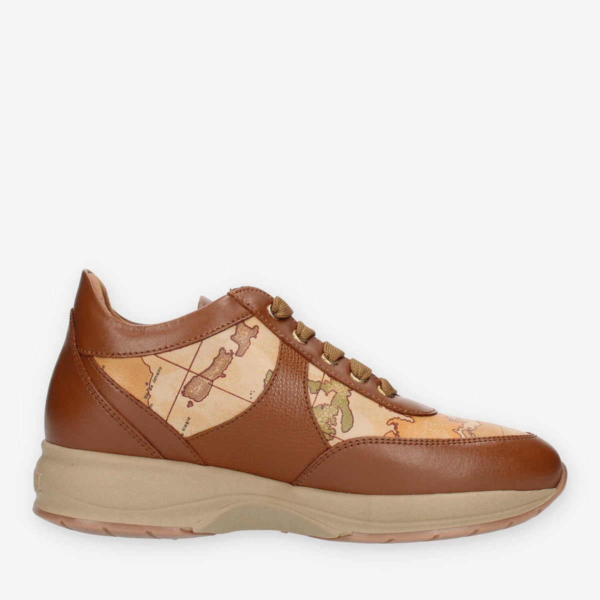 Alviero Martini Prima Classe Sneakers Chestnut Geo Classic