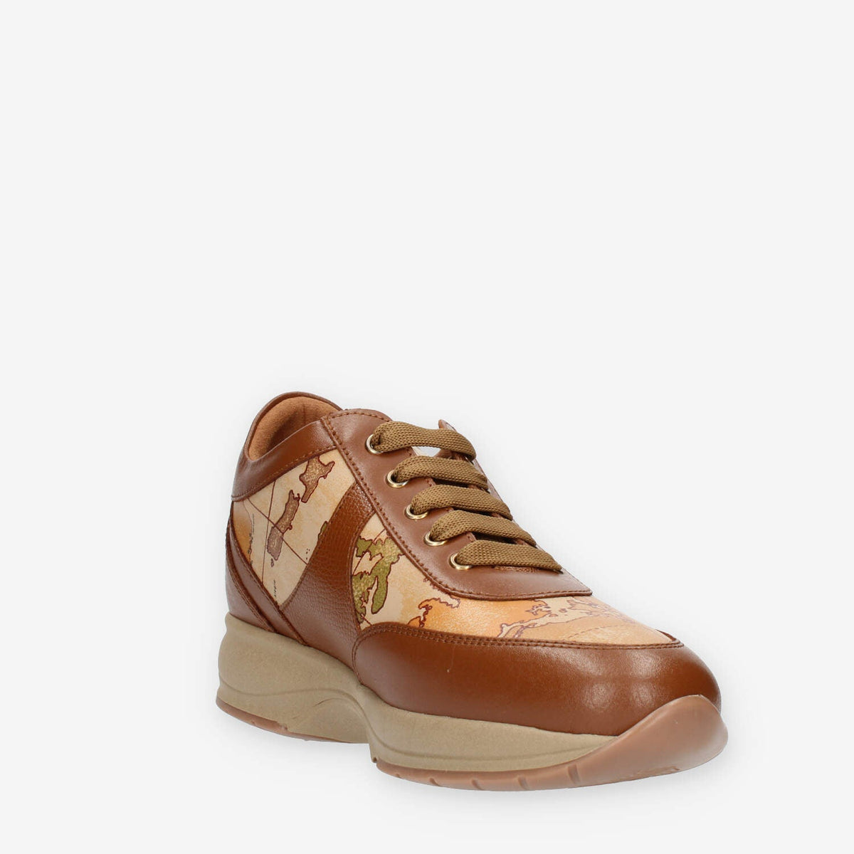 Alviero Martini Prima Classe Sneakers Chestnut Geo Classic