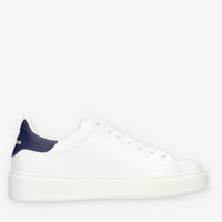 Woolrich Sneakers basse bianche e blu da uomo