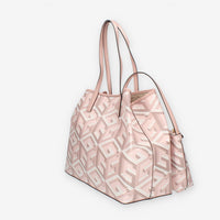 Guess Vikky Borsa Shopping grande rosa con pochette interna