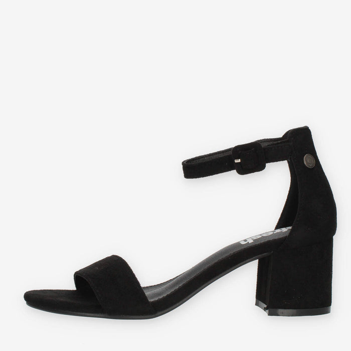 Refresh Sandali neri da donna con tacco
