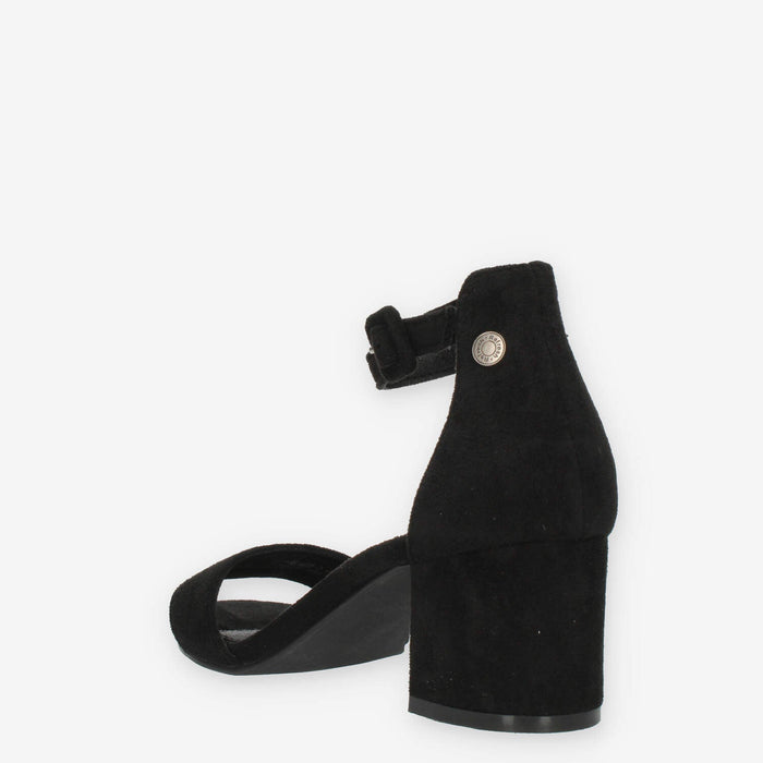 Refresh Sandali neri da donna con tacco