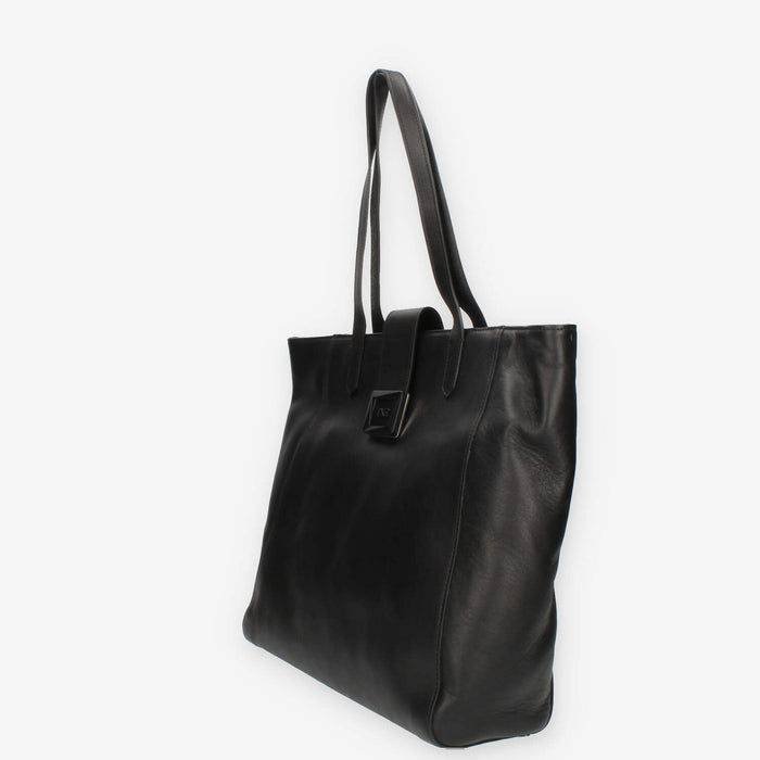 Nero Giardini Borsa modello shopping in pelle nera