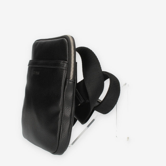 Guess Riviera Borsa a tracolla da uomo nera