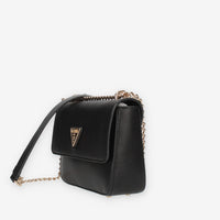 Guess Eco Elements Borsetta a tracolla in saffiano nero