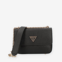 Guess Eco Elements Borsetta a tracolla in saffiano nero
