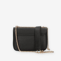 Guess Eco Elements Borsetta a tracolla in saffiano nero