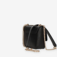 Guess Eco Elements Borsetta a tracolla in saffiano nero