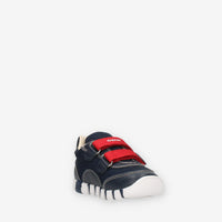 Geox Iupidoo Boy Sneakers da bimbo blu e rosse con strappi
