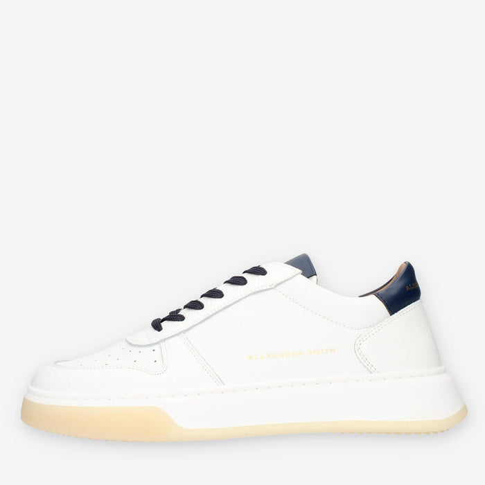 Alexander Smith Harrow Sneakers bianche e blu da uomo