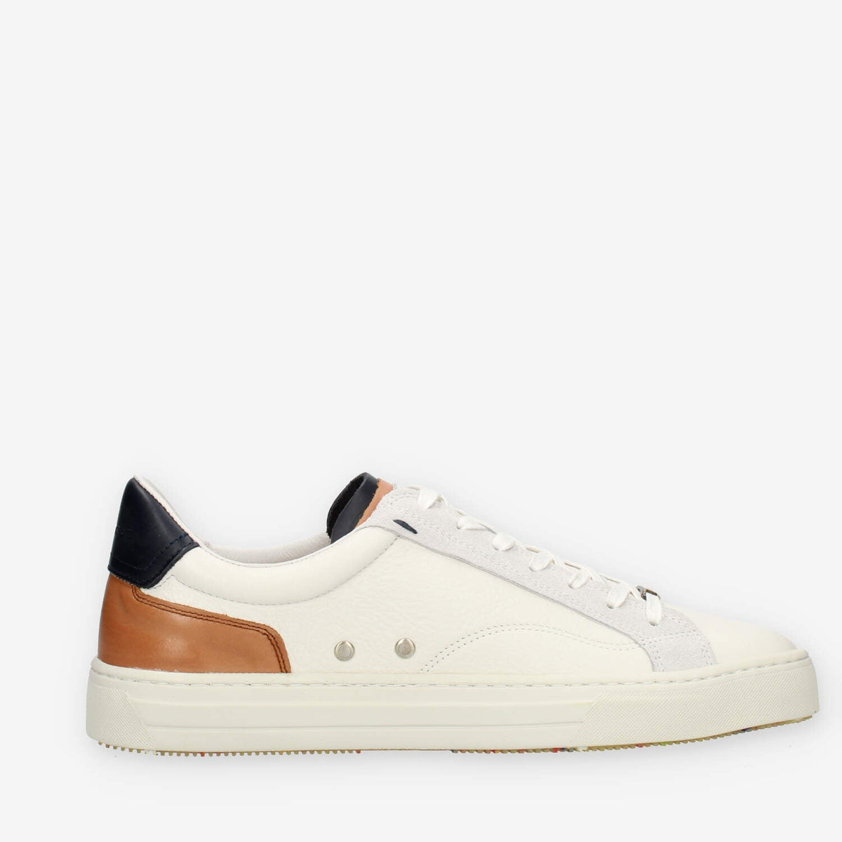 Ambitious Sneakers da uomo bianche e cuoio