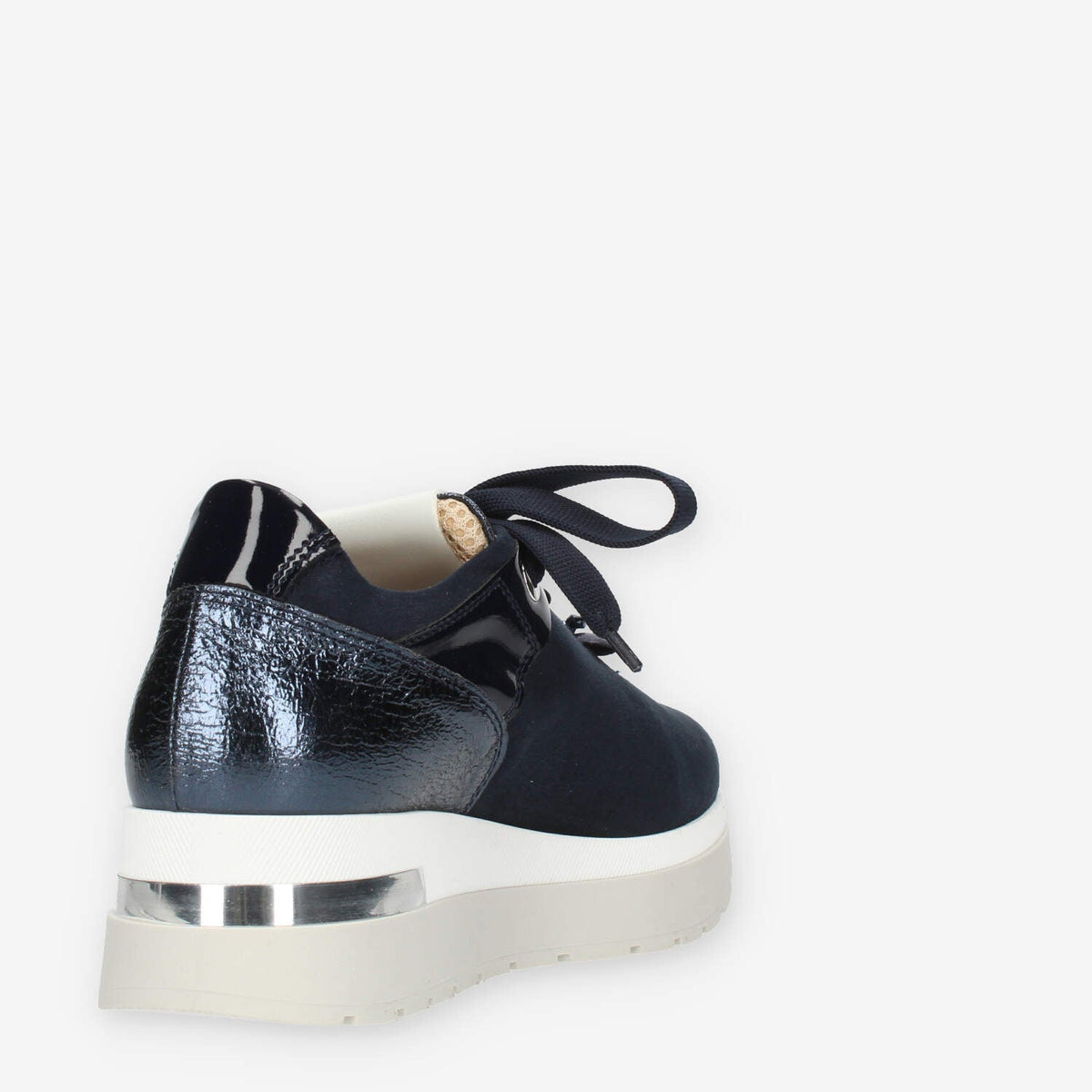 Comart Sneakers blu da donna con applicazioni in tinta