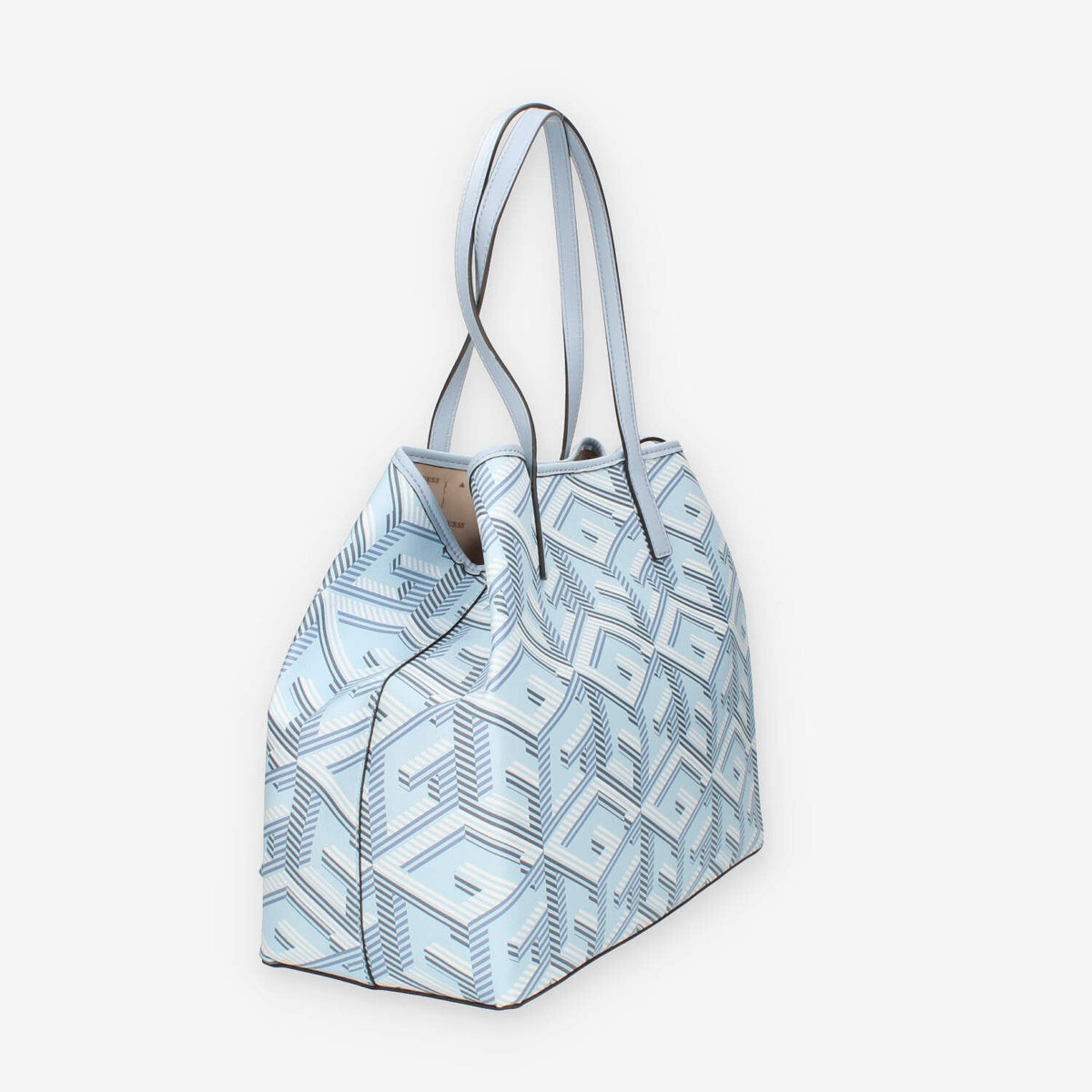 Guess Vikky Borsa Shopping grande azzurra con pochette interna