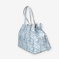 Guess Vikky Borsa Shopping grande azzurra con pochette interna