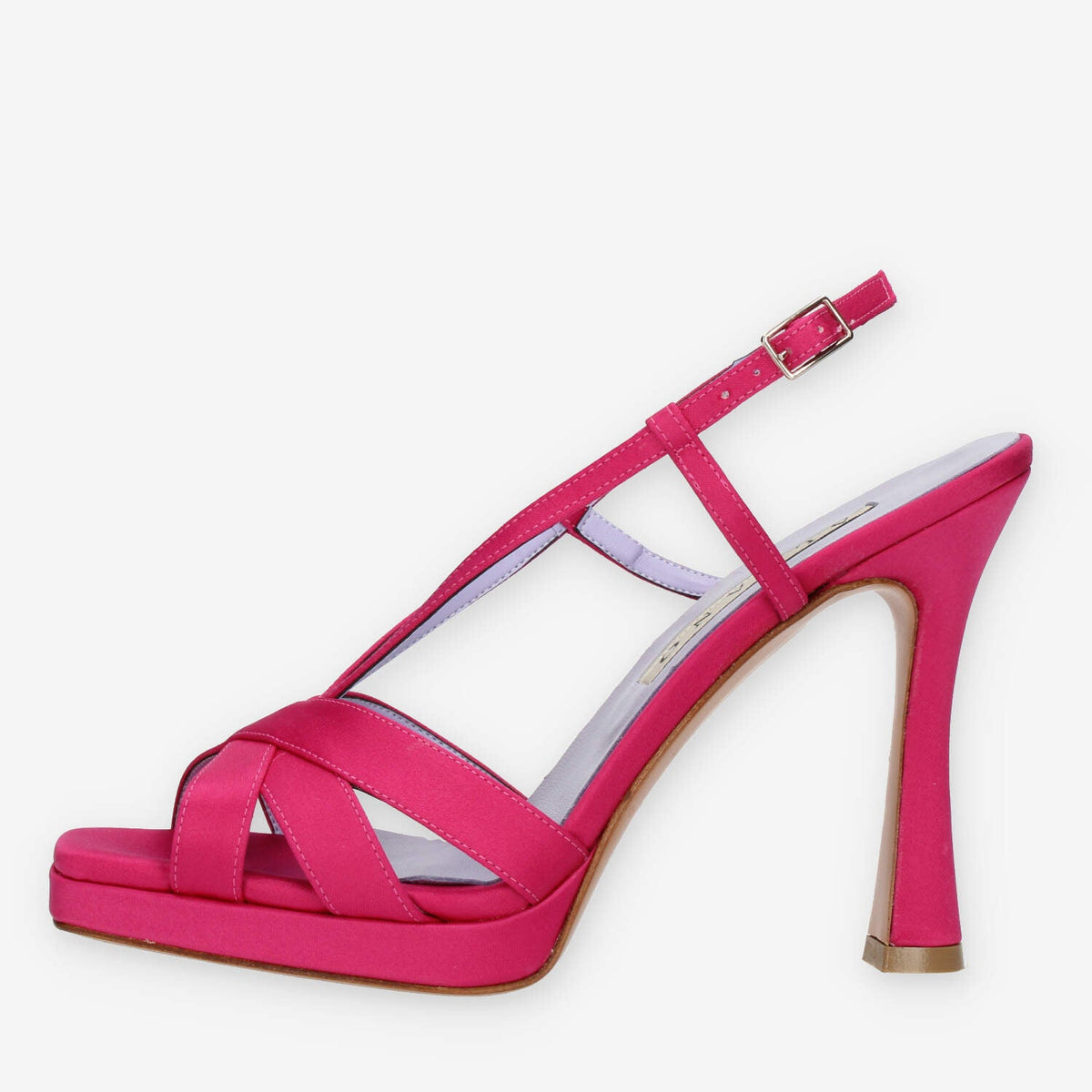 Albano Sandali in raso fuxia